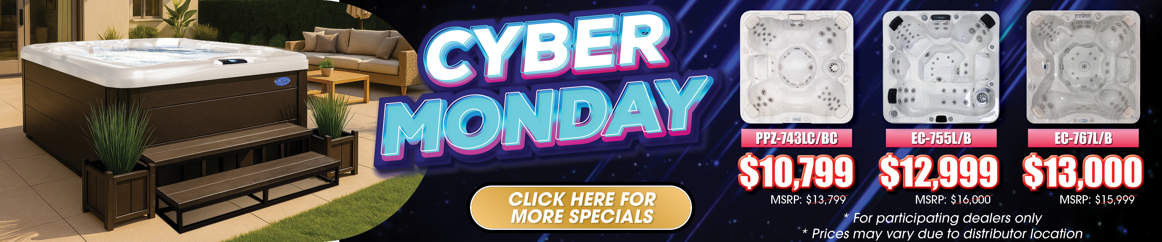 Calspas hot tub being used in a family setting - Red Lands