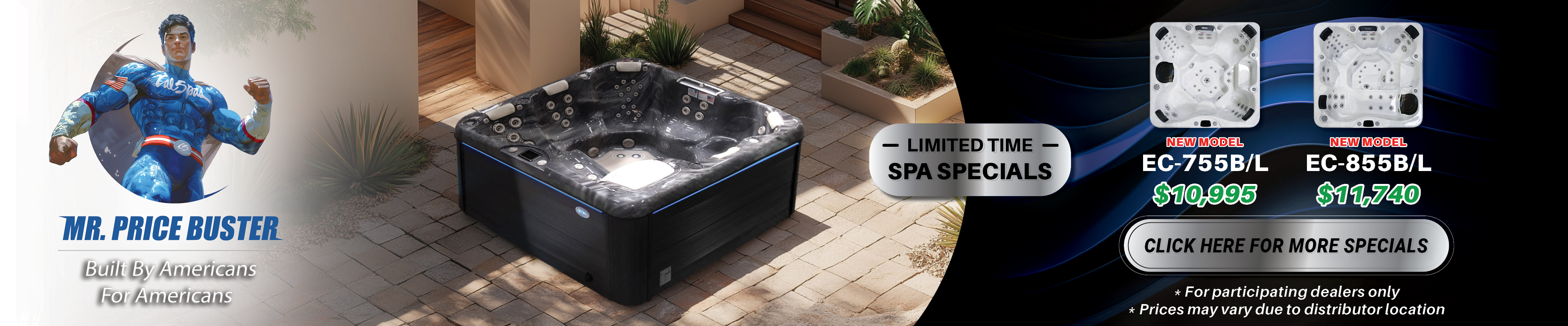 Calspas hot tub being used in a family setting - Red Lands